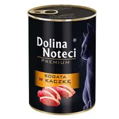 DOLINA NOTECI PREMIUM 400g bohaté na kachnu pro kočky