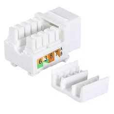 W-STAR W-Star Keystone Jack Cat5e RJ45, narážecí - modul do zásuvky LSA, KRONE 110, KRJ45LSA