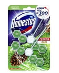 Domestos Power 5 Pine, toaletní kostka, 2x 55g