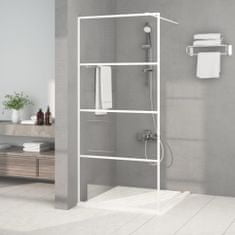 Vidaxl Sprchová zástěna walk-in bílá 90 x 195 cm čiré ESG sklo