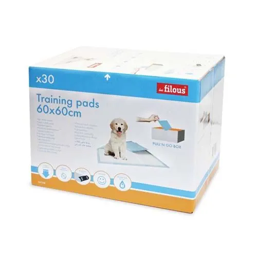 LES FILOUS PET PADS 60x60cm 30ks absorbční podložky pro štěňata