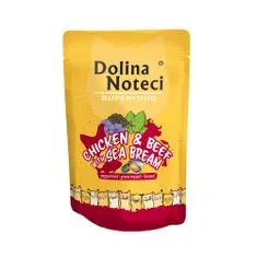 DOLINA NOTECI SUPERFOOD 85g kuřecí a hovězí maso s pražmou pro kočky 80% masa