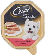 Cesar Cesar, Krmivo pro psy, telecí a drůbeží, 150g