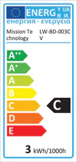 Max LED Lampička na čtení s vypínačem LW-BD-003CV