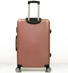 Rock Cestovní kufr ROCK TR-0229/3-L ABS - růžová