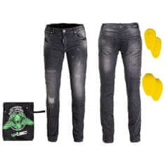 W-TEC Pánské moto jeansy Komaford Barva tmavě šedá, Velikost L