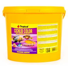 TROPICAL Cichlid Color XXL 5l/1kg vyfarbujúce krmivo pro cichlidy s vysokým obsahem bílkovin