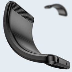 IZMAEL Pouzdro Carbon Bush TPU pre Motorola Moto G Play 2023 - Černá KP24398