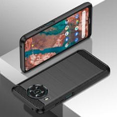 IZMAEL Pouzdro Carbon Bush TPU pre Nokia X20/X10 - Černá KP22134