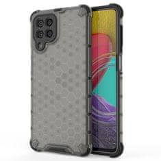 OEM Honeycomb pancéřové pouzdro se silikonovým rámem pro Samsung Galaxy M53 5G Black