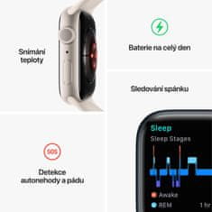 Apple Watch Series 8, 45mm (PRODUCT)RED Aluminium Case with (PRODUCT)RED Sport Band MNP43CS/A - rozbaleno