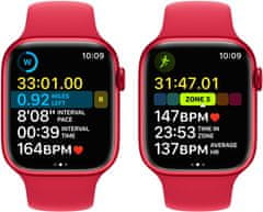 Apple Watch Series 8, 45mm (PRODUCT)RED Aluminium Case with (PRODUCT)RED Sport Band MNP43CS/A - rozbaleno