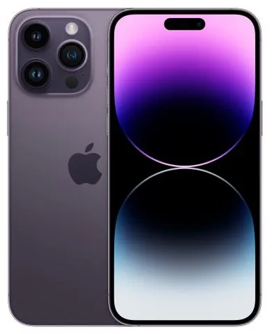 Apple iPhone 14 Pro Max, supervýkonný procesor, strojové učení, A16 Bionic, velký displej, trojitý zadní ultraširokoúhlý fotoaparát, přední fotoaparát, 48 Mpx, 12 Mpx, IP68, voděodolný, Face ID, Dolby Atmos