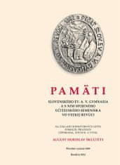 August Horislav Škultéty: Pamäti slovenského evanjelického A.V. gymnasia vo Veľkej Revúci