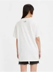 Levis Bílé dámské oversize tričko Levi's Antisocial XS