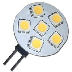 Max LED žárovka G4 6xSMD 1W teplá bílá - warm white