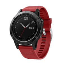 Drakero Silikonový řemínek FUN pro Garmin červený 22 mm PRCZ-4337