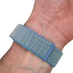 Drakero Nylonový řemínek na hodinky šedo-modrý 22 mm PRCZ-1141
