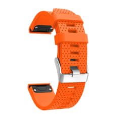 Drakero Silikonový řemínek FUN pro Garmin oranžový 20 mm PRCZ-4337