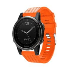 Drakero Silikonový řemínek FUN pro Garmin oranžový 20 mm PRCZ-4337