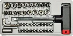 TOYA Vorel T-šroubovák s vyměnitelnými čepelemi a nástrčnými hlavicemi qty. 41Spt. 65150