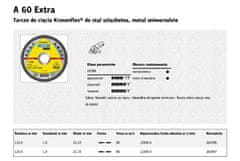 KLINGSPOR Kotouč na řezání kovů 115Mm X 1,0Mm A60 Extra