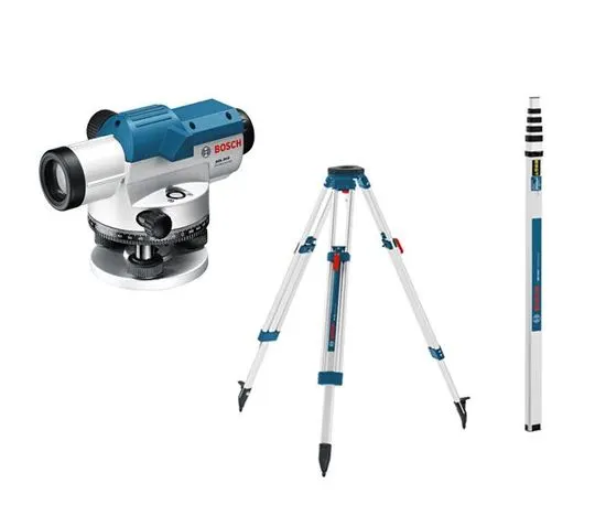 Bosch Optická vodováha Gol 20 G + stativ Bt160 + tyč Gr500