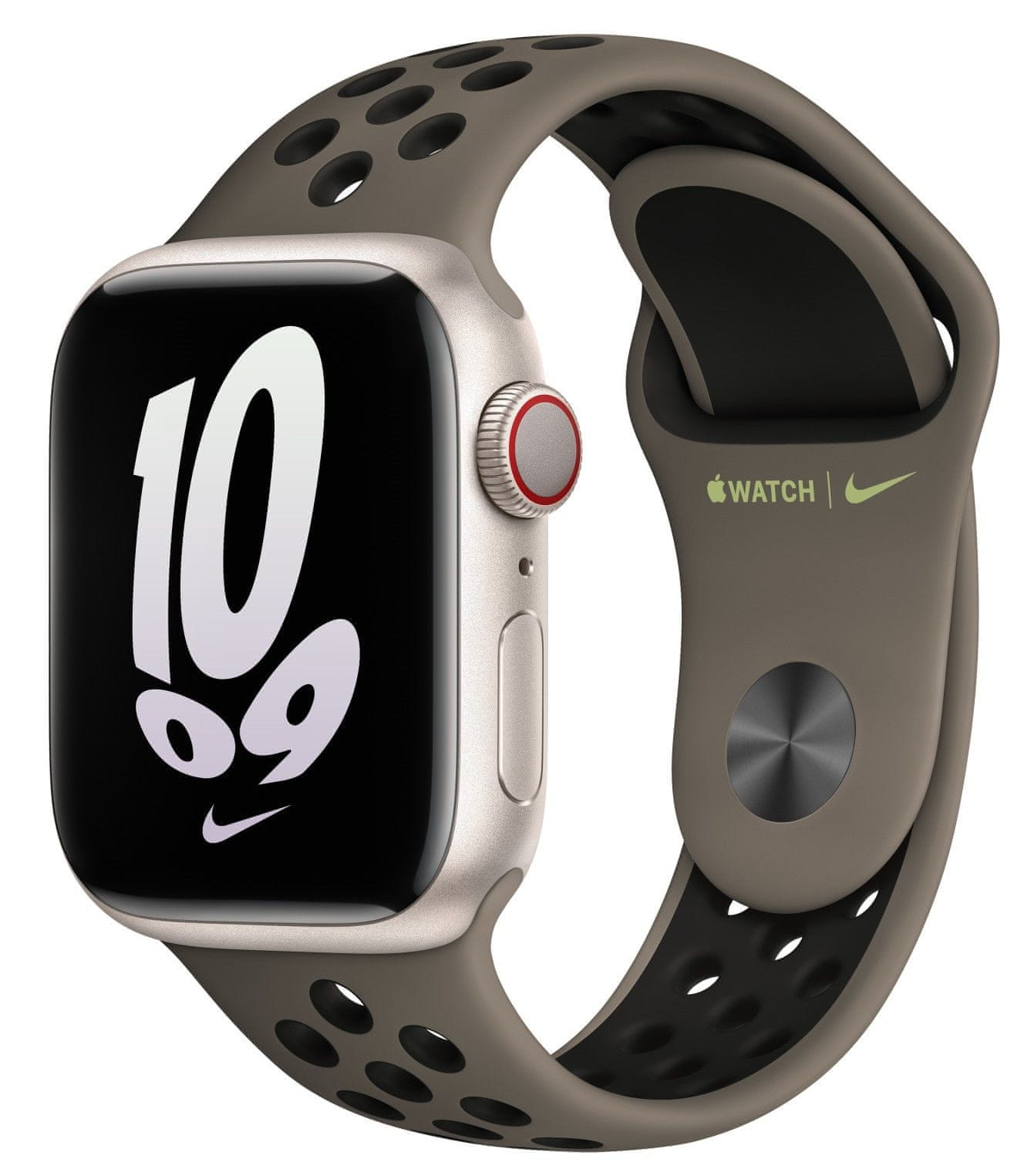 Apple 41mm Olive Grey/Black Nike Sport Band