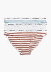 Calvin Klein Dámské kalhotky QD3588 3PACK 642, Mix, XS