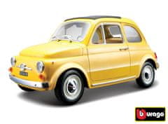 BBurago  1:24 Fiat 500 F 1965 žlutá 18-22098