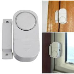 Northix Kompaktní a snadno montovatelný okenní a dveřní alarm / 90 dB 