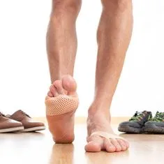 Northix 2x silikonové odlehčovací podložky na nohy 