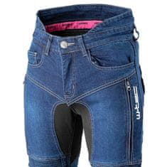 W-TEC Dámské moto jeansy Biterillo Lady Barva modrá, Velikost 4XL