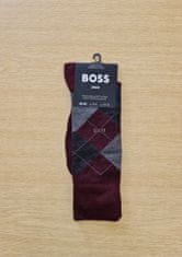 BOSS PÁNSKÉ PONOŽKY BOSS 50478362 Vínová 39/42