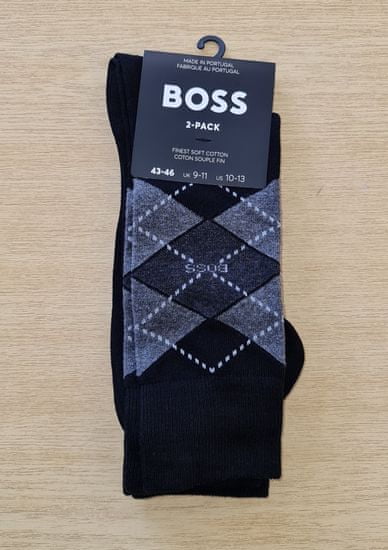 BOSS PÁNSKÉ PONOŽKY BOSS 50478352 2PACK