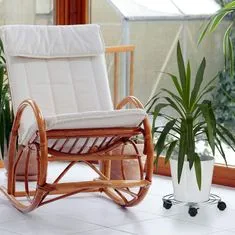 Northix Kovový vozík na rostliny s kolečky - 30 cm 