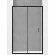 Mexen APIA sprchové dveře 125x190 cm 5mm, černá-čiré 845-125-000-70-00 - MEXEN