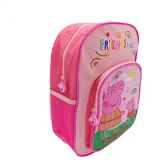 SETINO Dětský předškolní batoh Prasátko Peppa růžový 31 x 24 x 9 cm