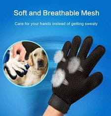 OEM rukavice pravé levé pro vyčesávání psích a kočičích chlupů