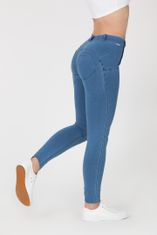 BOOST Dámské džíny - Mid Waist Light Blue - BST-JMWLB - Boost Jeans - Gemini L světle modrá