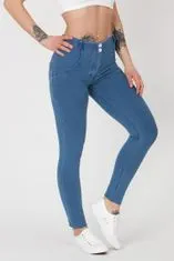 BOOST Dámské džíny - Mid Waist Light Blue - BST-JMWLB - Boost Jeans - Gemini L světle modrá