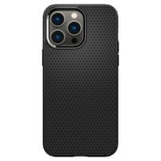 Spigen Liquid Air silikonové pouzdro na iPhone 14 PRO MAX 6.7" Matte black