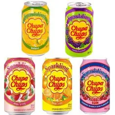 Chupa Chups 5x Chupa Chups sparkling MIX různých příchutí 345 ml