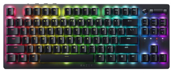 Razer DeathStalker V2 Pro Tenkeyless, US (RZ03-04370100-R3M1) optické spínače nízkoprofilové Razer Optical Switch mechanická herní klávesnice RGB podsvícení Wi-Fi 2,4GHz Bluetooth Razer Chroma USB-C