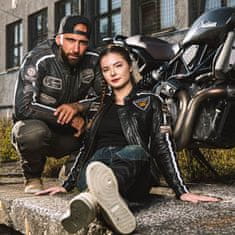 W-TEC Dámská kožená moto bunda Sheawen Lady Black Barva černá, Velikost XS