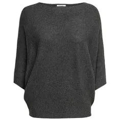 Jacqueline de Yong Dámský svetr JDYNEW Regular Fit 15181237 Dark Grey Melange MELANGE (Velikost XS)