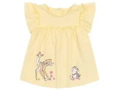 sarcia.eu Žluté dětské šaty s volánky + kalhotky Bambi DISNEY 6-9 m 74 cm