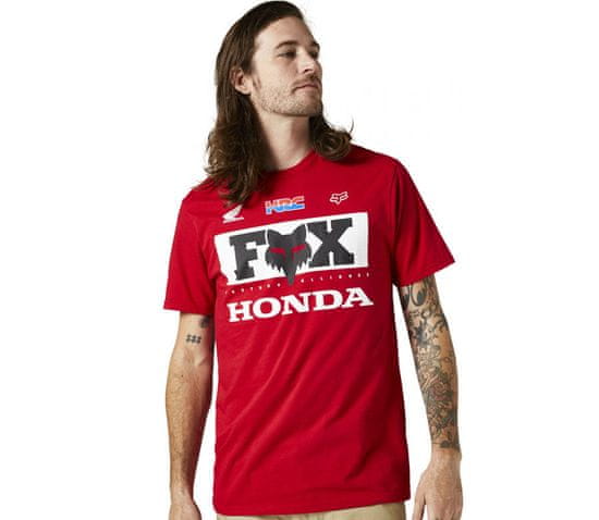 Fox Tričko Honda Ss Premium Tee Flame Red