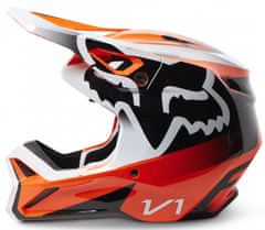 Fox Motokrosová helma V1 Leed Helmet Dot/Ece Fluo Orange vel. 2XL