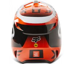 Fox Motokrosová helma V1 Leed Helmet Dot/Ece Fluo Orange vel. 2XL